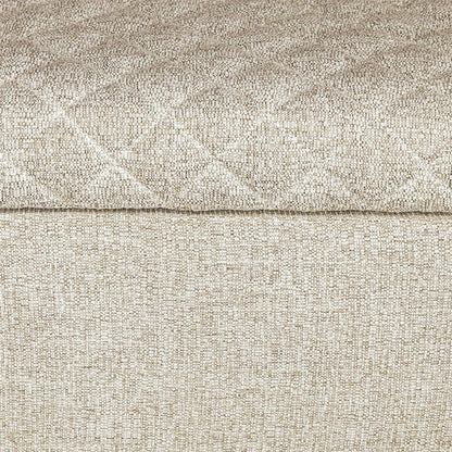 LH Home Reece Fabric Storage Ottoman