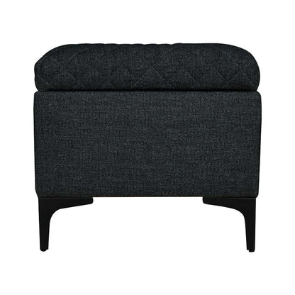 LH Home Reece Fabric Storage Ottoman