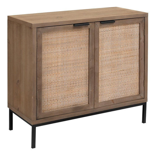 Reed Rattan 2 Door Accent Cabinet Accent Cabinets Sideboards and Things By Jamie Young
