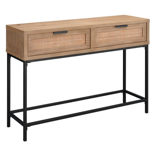 Reed Rattan Console Table With Drawers Coastal Life Console Tables Sideboards and Things By Jamie Young