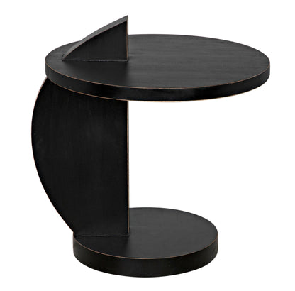 Reed Side Table-Side Tables-Noir-Sideboards and Things