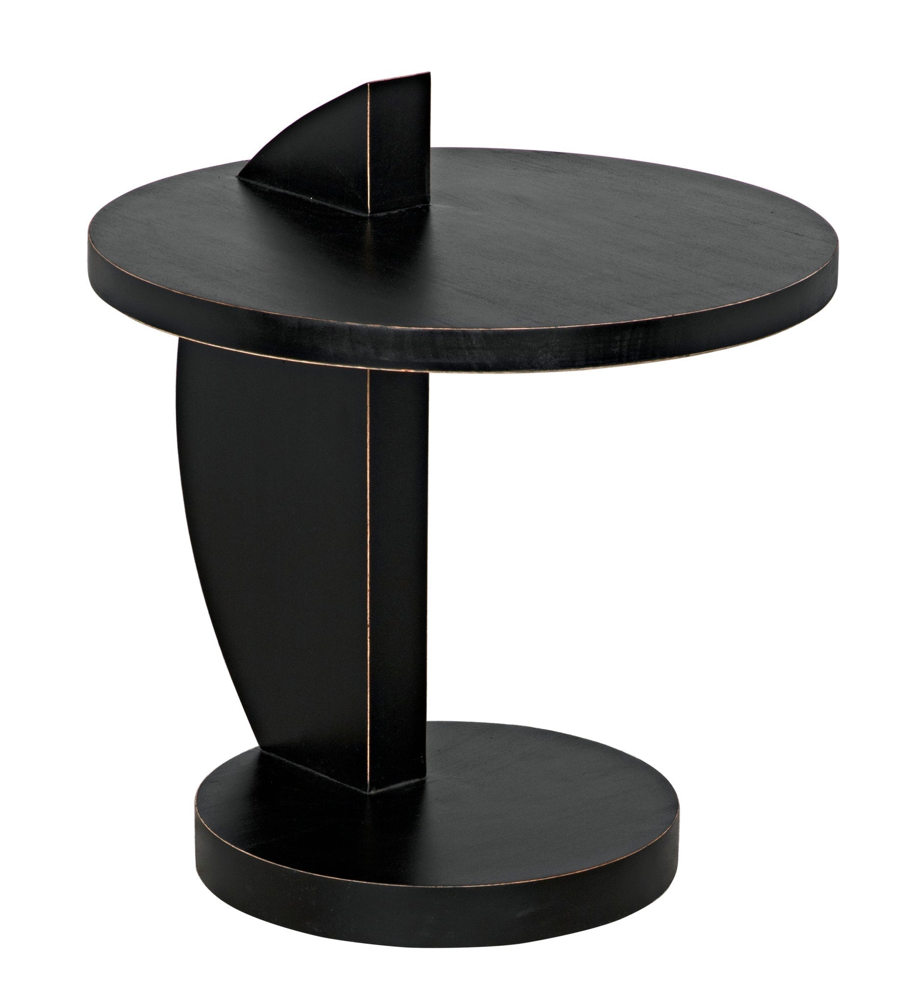 Reed Side Table-Side Tables-Noir-Sideboards and Things