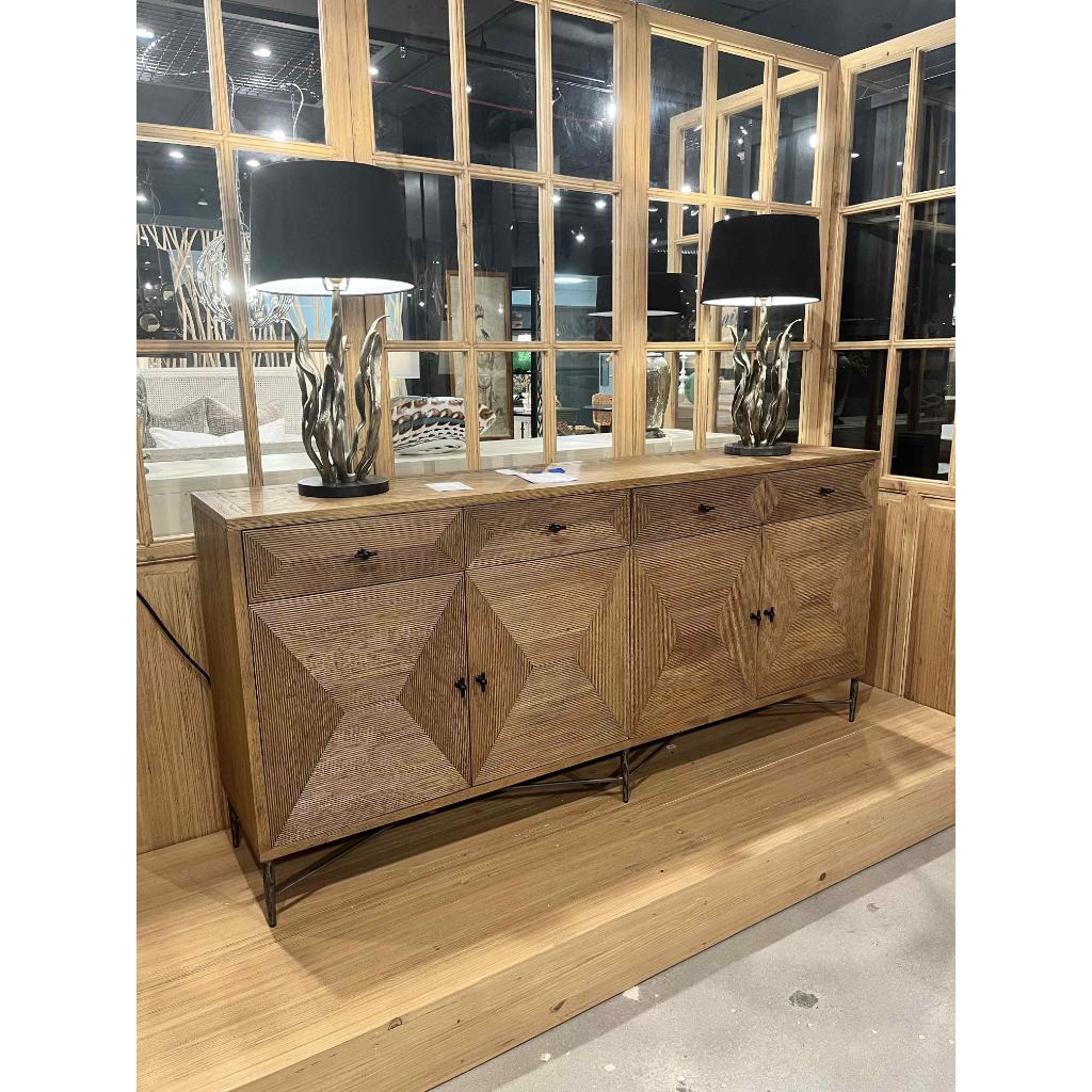 Reese Four Doors Wood Sideboard