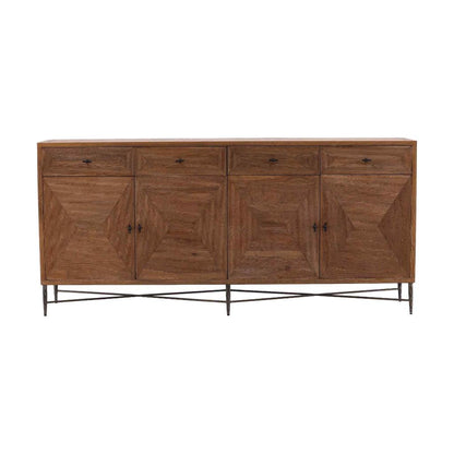 Reese Four Doors Wood Sideboard