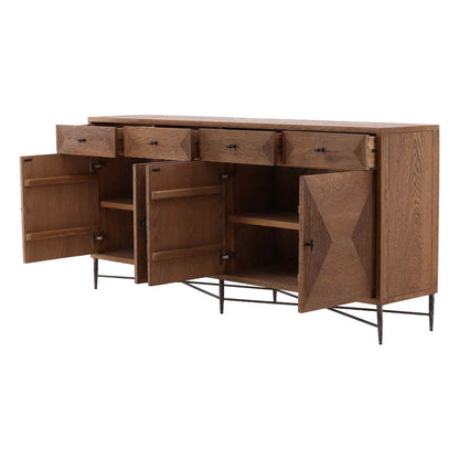 Reese Four Doors Wood Sideboard