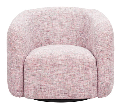Zuo Modern Refine Textured Fabric Swivel Club Chair