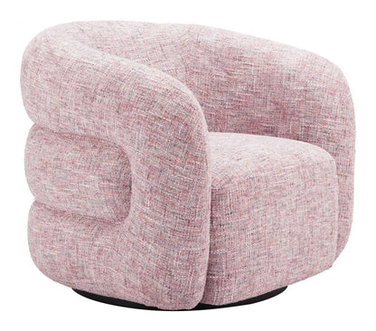 Zuo Modern Refine Textured Fabric Swivel Club Chair