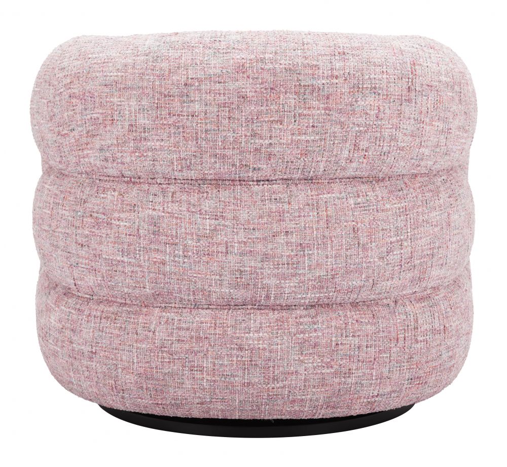 Zuo Modern Refine Textured Fabric Swivel Club Chair