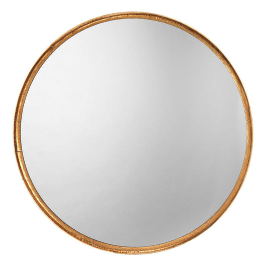 Refined Gold Round Mirror Mid Century Modern Decor Wall Mirrors Sideboards and Things By Jamie Young