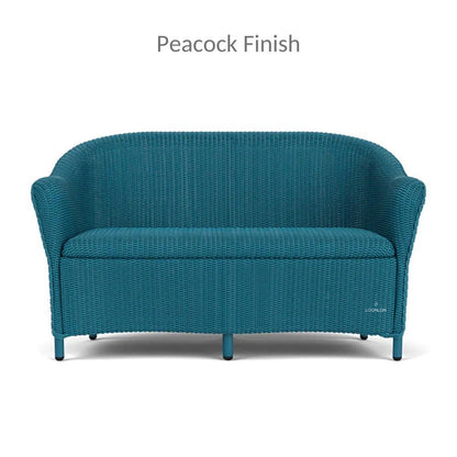 Reflections Wicker Padded Seat Loveseat -- view 4