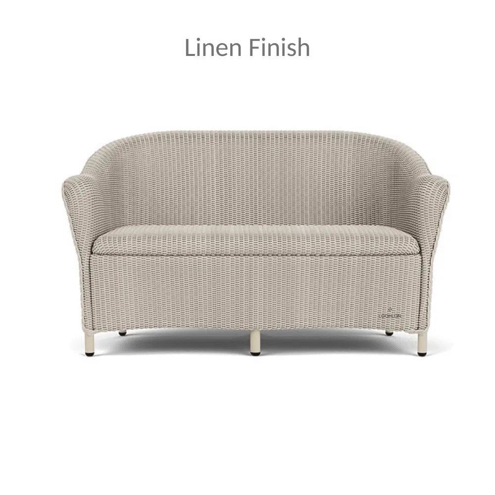 Reflections Wicker Padded Seat Loveseat -- view 5