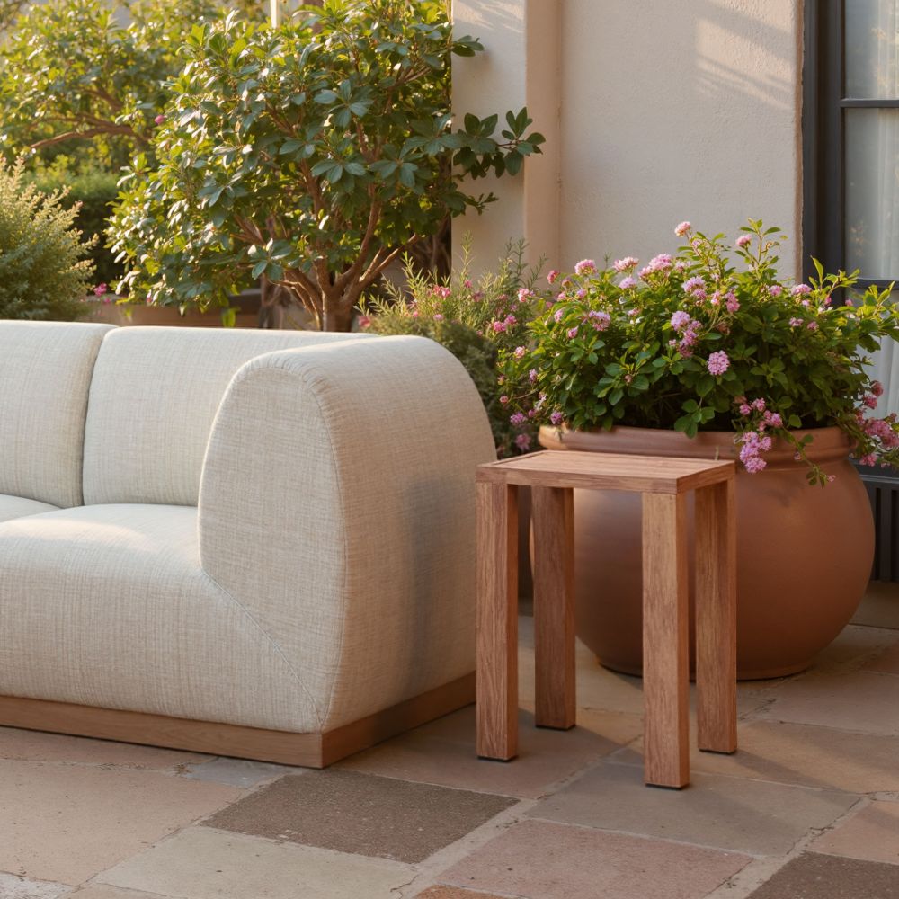 Zuo Modern Regels Aluminum Outdoor Side Table