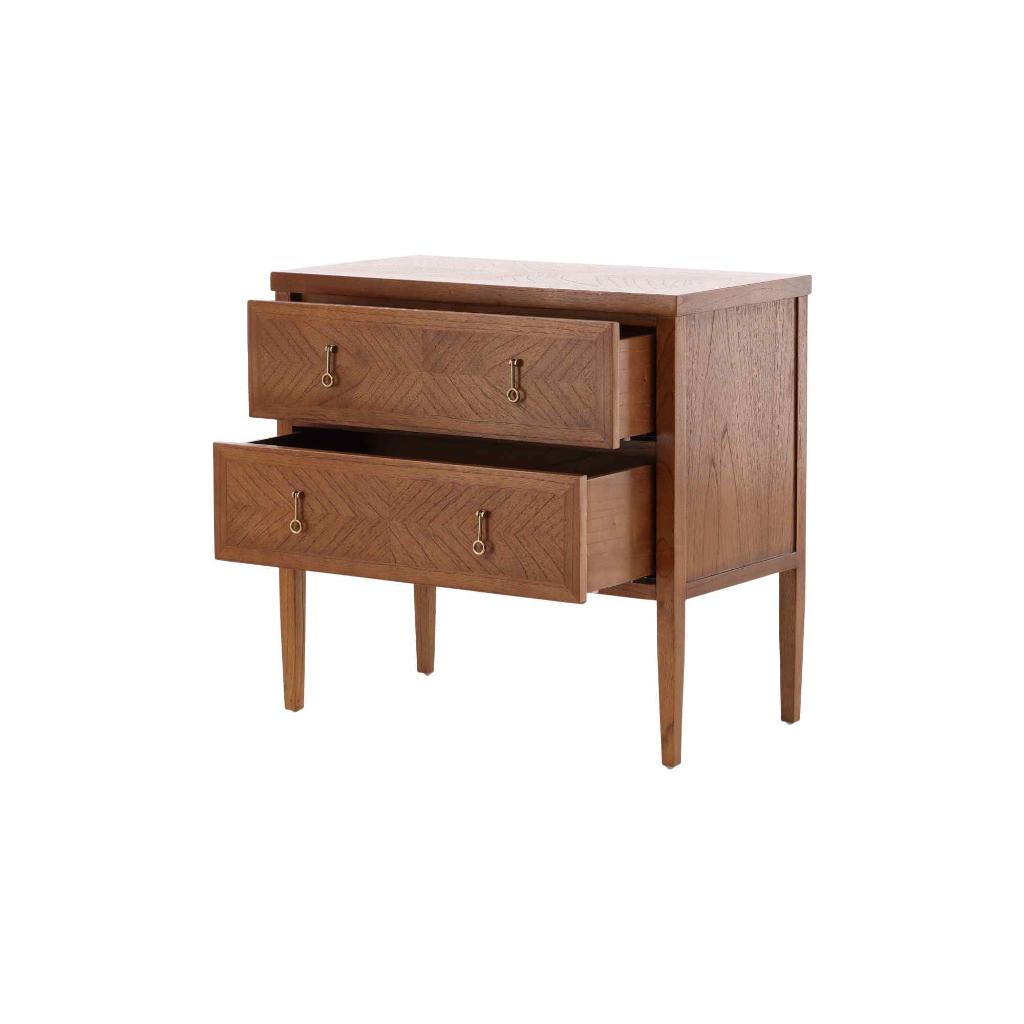 Regis Two Drawers Wood Chest