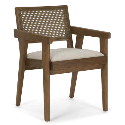 Mercana Reid Leather Dining Armchair 2PC