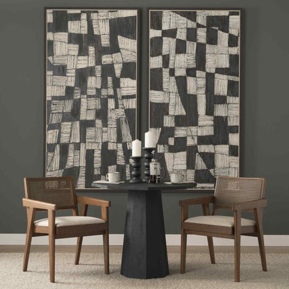 Mercana Reid Leather Dining Armchair 2PC