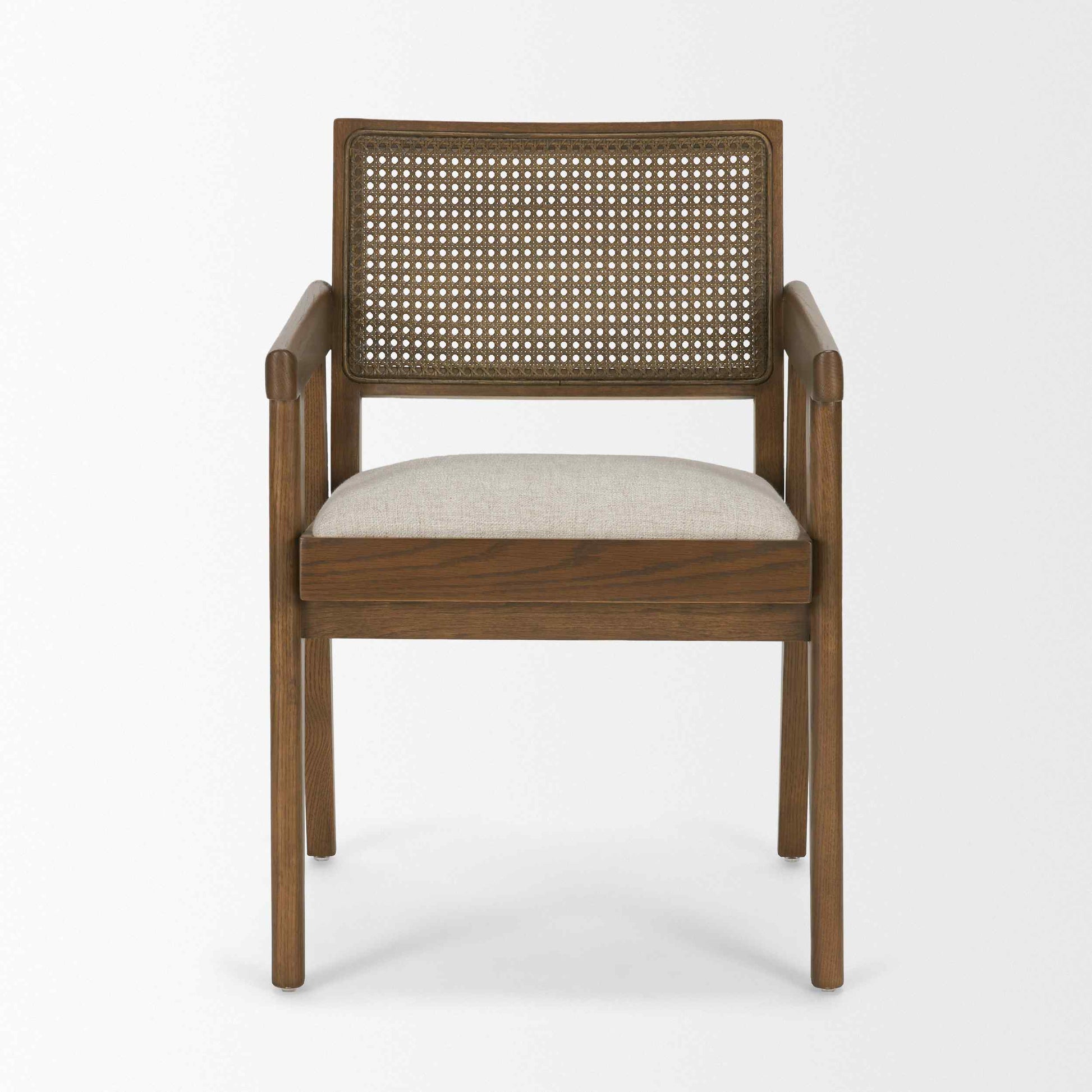 Mercana Reid Leather Dining Armchair 2PC