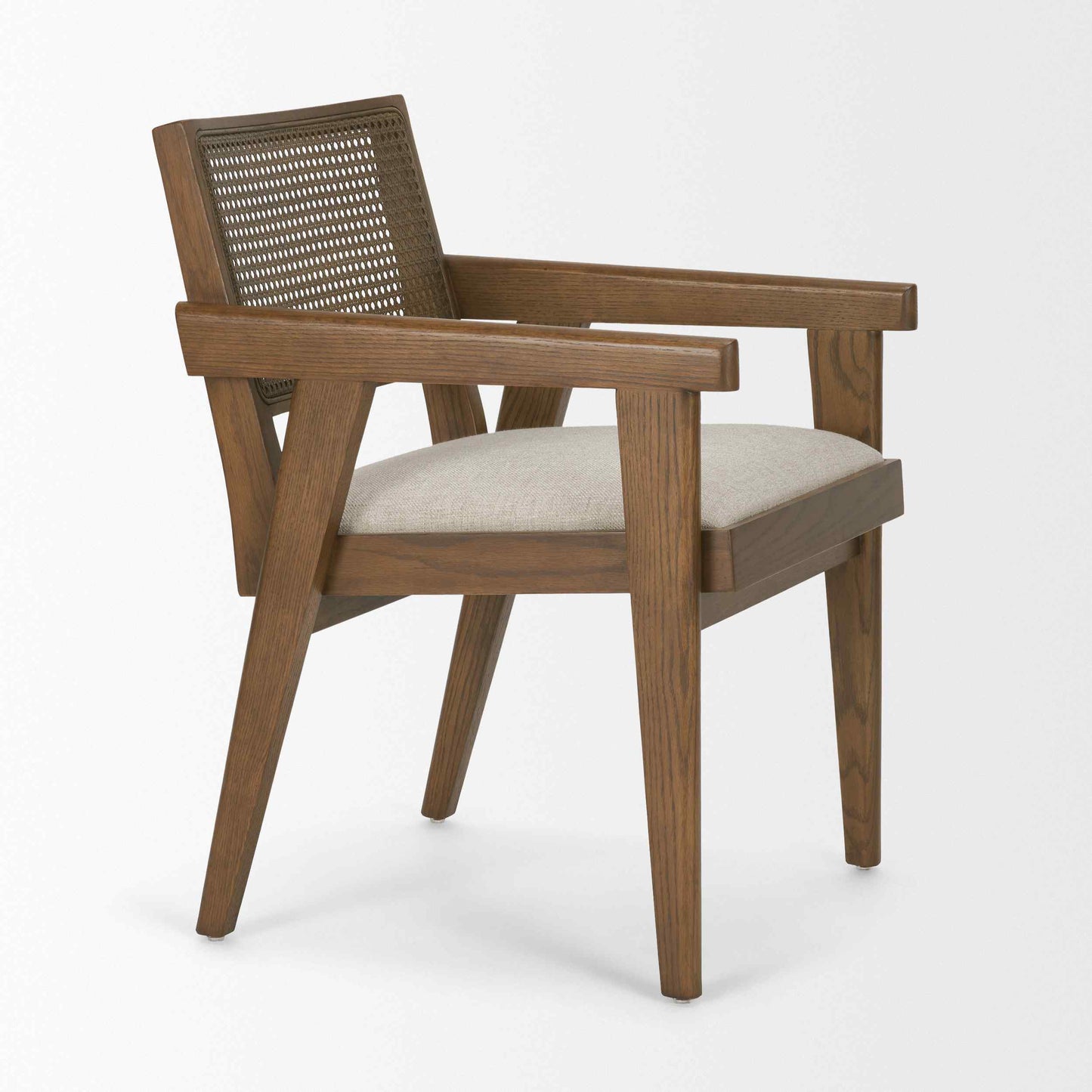 Mercana Reid Leather Dining Armchair 2PC