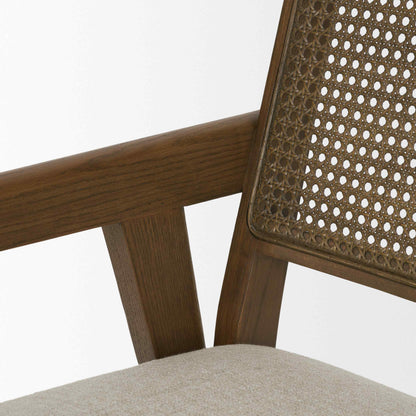 Mercana Reid Leather Dining Armchair 2PC