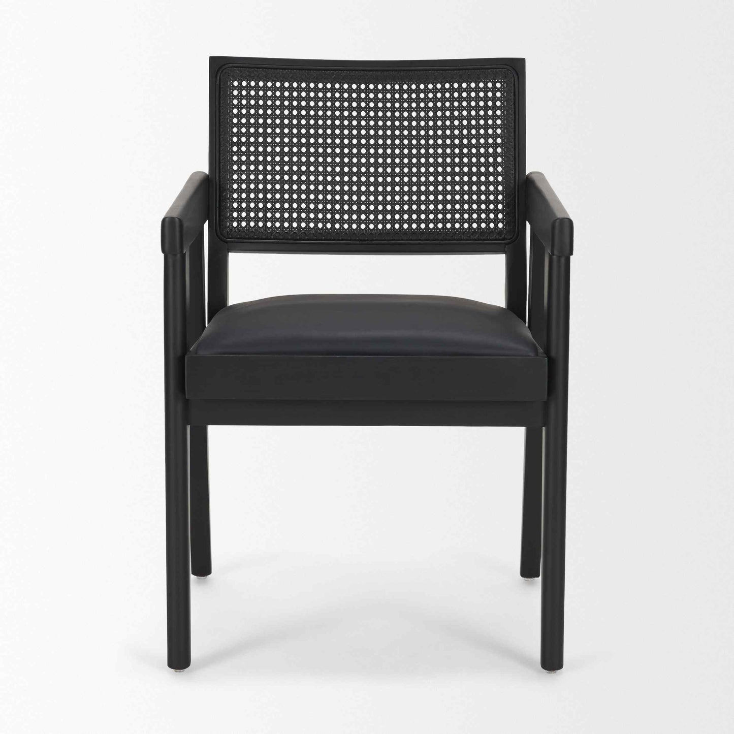 Mercana Reid Leather Dining Armchair 2PC