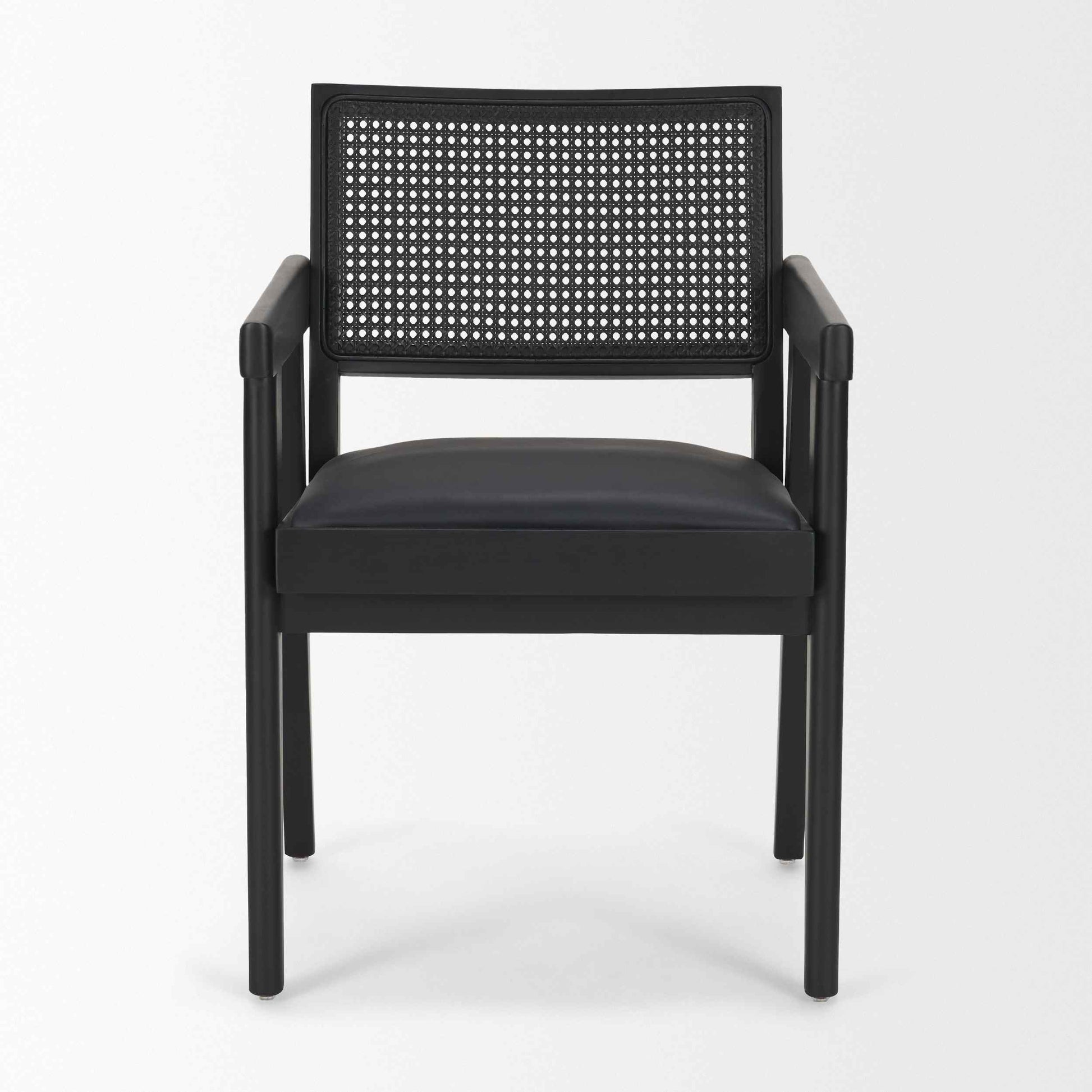 Mercana Reid Leather Dining Armchair 2PC