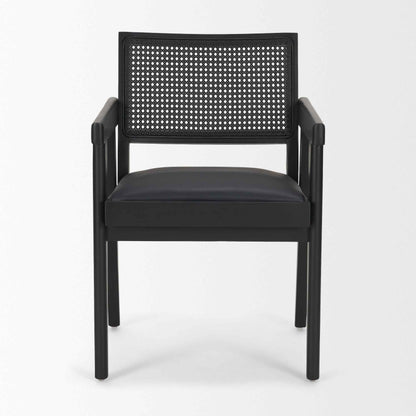 Mercana Reid Leather Dining Armchair 2PC
