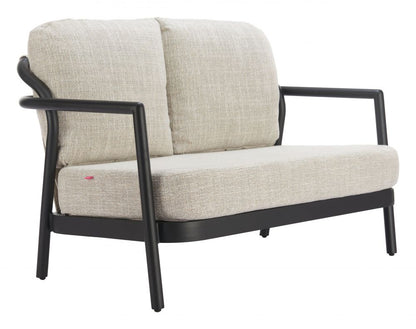 Zuo Modern Rein Olefin Fabric Outdoor Loveseat