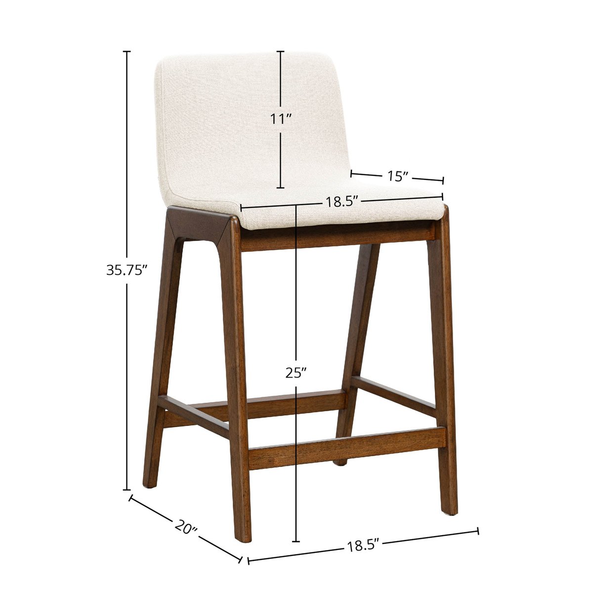 LH Home Remix Hand Crafted Fabric Barstool