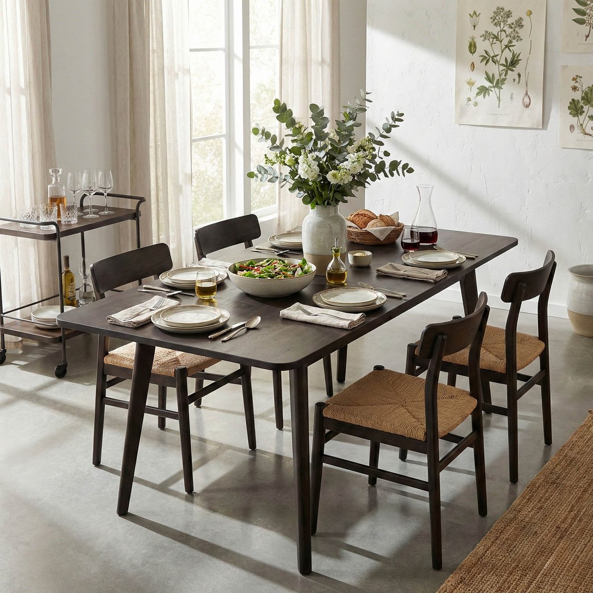 LH Home Remix Wooden Extendable Dining Table