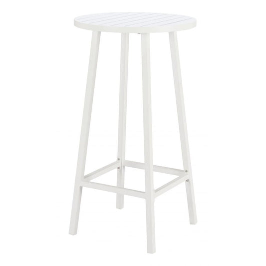 Ren Aluminum White Outdoor Bar Table