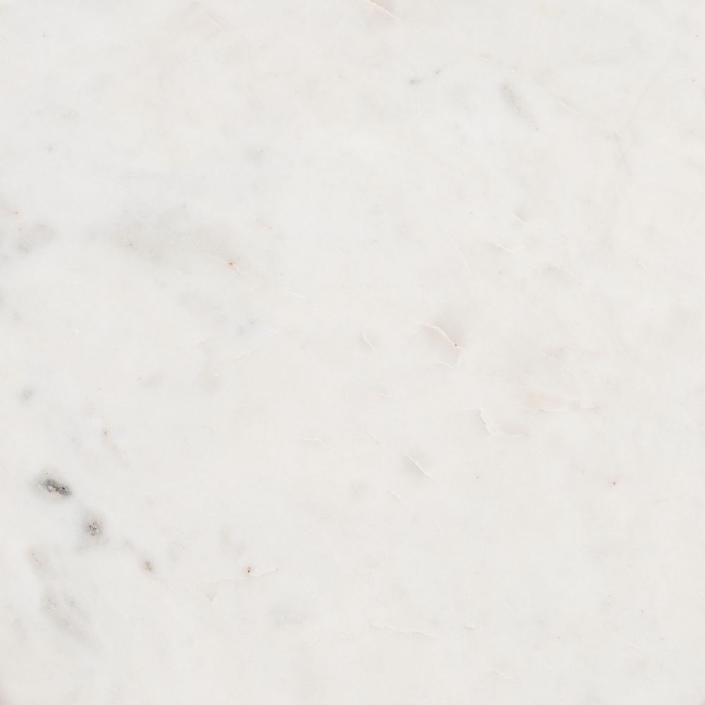 Zuo Modern Rench White Marble Top Side Table