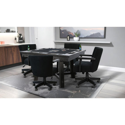 Sunny D Reno Black Poker Dining Set with Game Chair