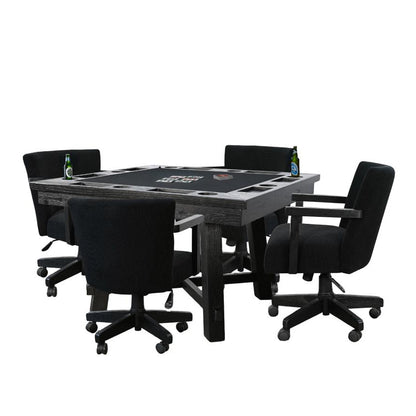 Sunny D Reno Black Poker Dining Set with Game Chair