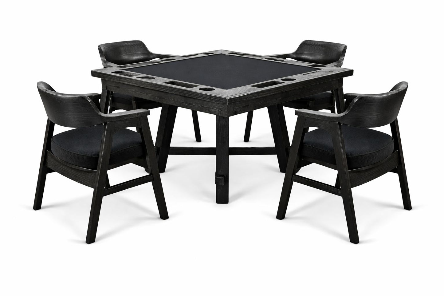 Sunny D Reno Wooden Black Poker Dining Set