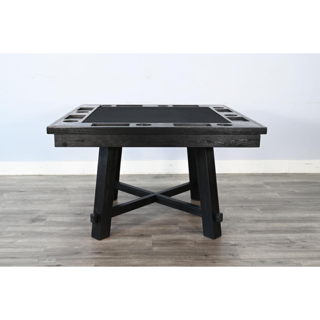 Sunny D Reno Wooden Black Poker Dining Set