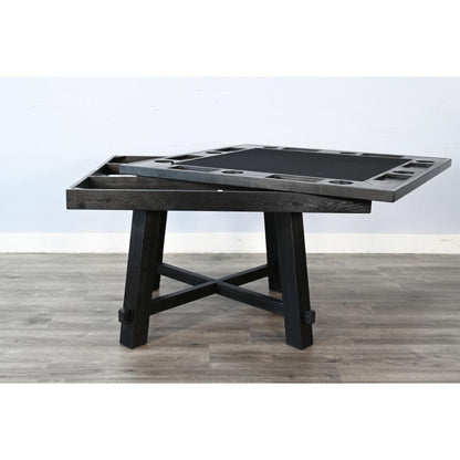 Sunny D Reno Wooden Poker Dining Table
