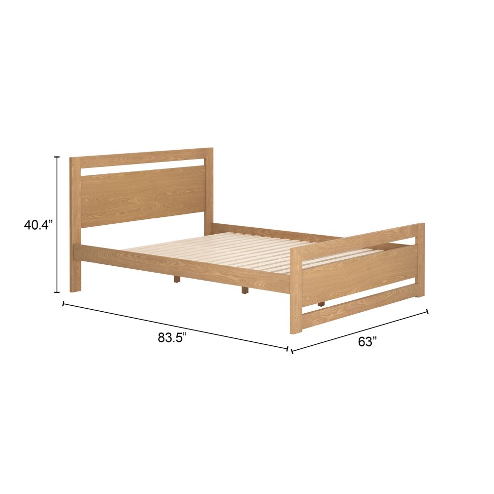 Zuo Modern Repos Modern Wooden Queen Bed
