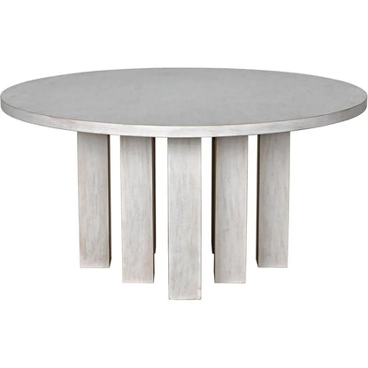 Resistance Dining Table, White Wash