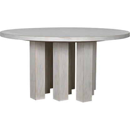 Resistance Dining Table, White Wash