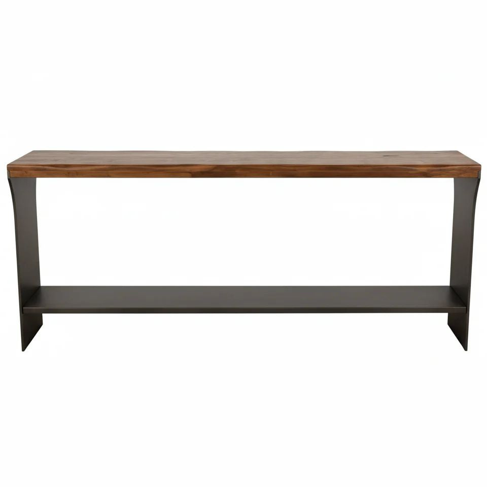LH Home Restore Wooden Rectangular Console Table