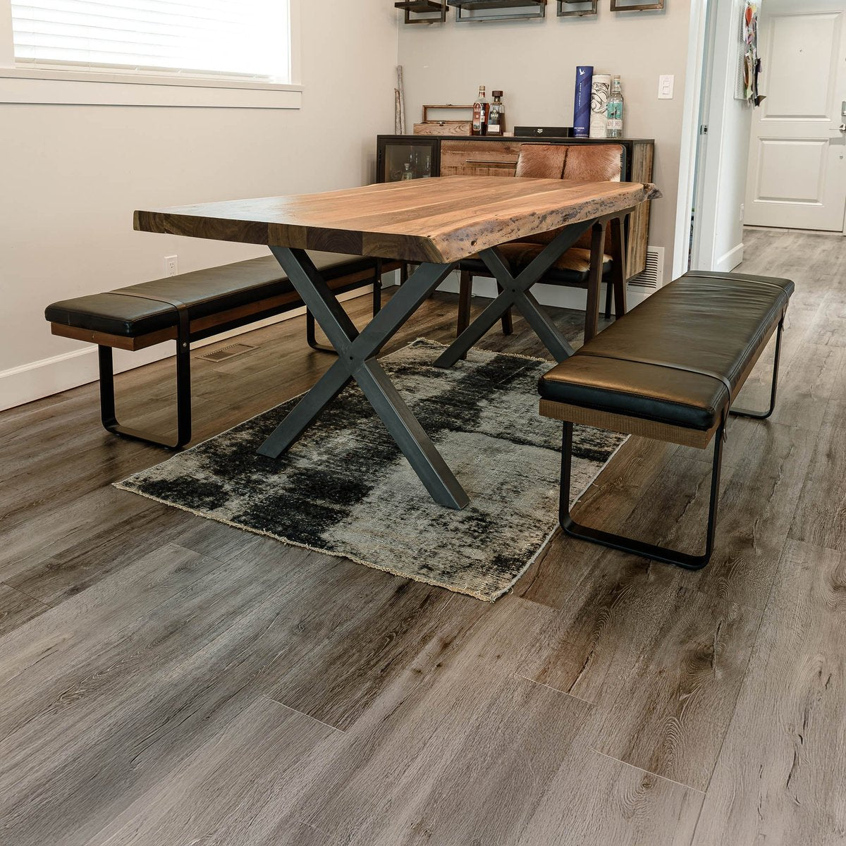 LH Home Restore Wooden Rectangular Dining Table