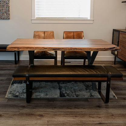 LH Home Restore Wooden Rectangular Dining Table