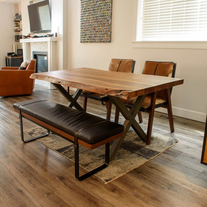 LH Home Restore Wooden Rectangular Dining Table