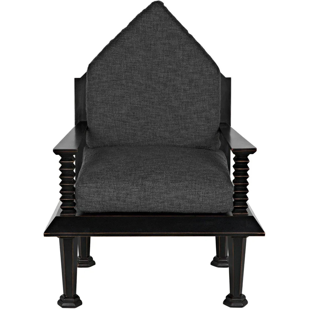 Noir Resurrection Chair w/US Made Cushions