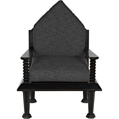Noir Resurrection Chair w/US Made Cushions