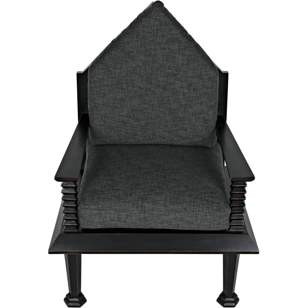 Noir Resurrection Chair w/US Made Cushions