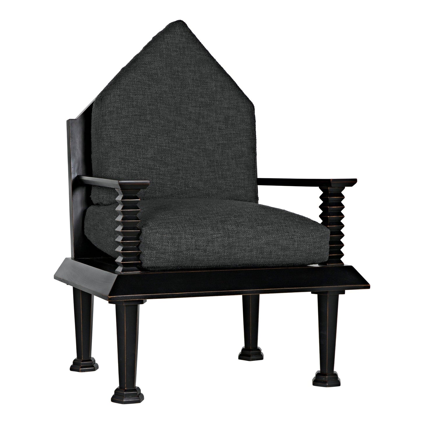 Resurrection Chair w/US Made Cushions-Club Chairs-Noir-Sideboards and Things