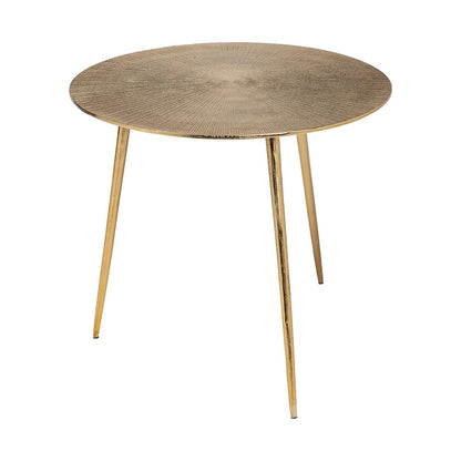 Mercana Reva Aluminum Round Accent Table