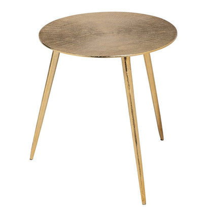Mercana Reva Aluminum Round Accent Table