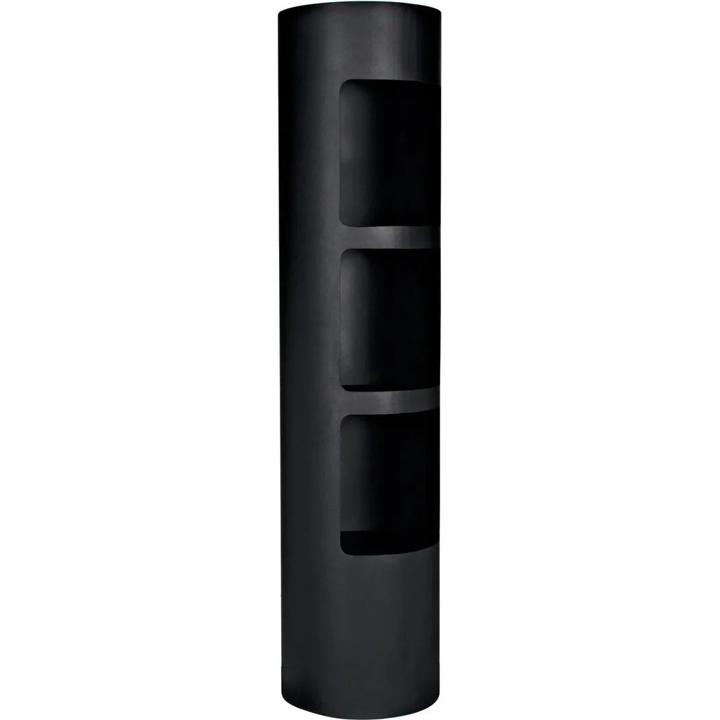 Noir Reverso Steel Black Etagere