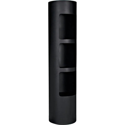 Noir Reverso Steel Black Etagere